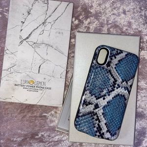 iphone X Luxy Lemon Charging Case